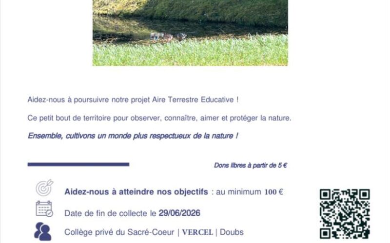Projet Aire terrestre éducative !