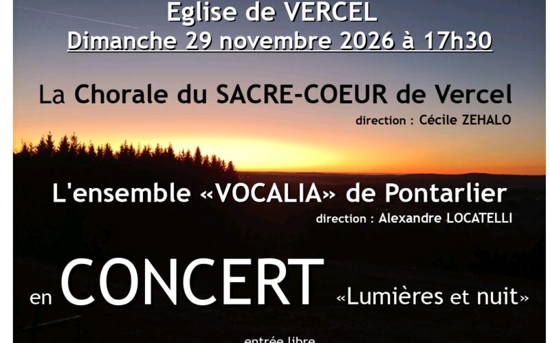 la chorale prépare son concert.